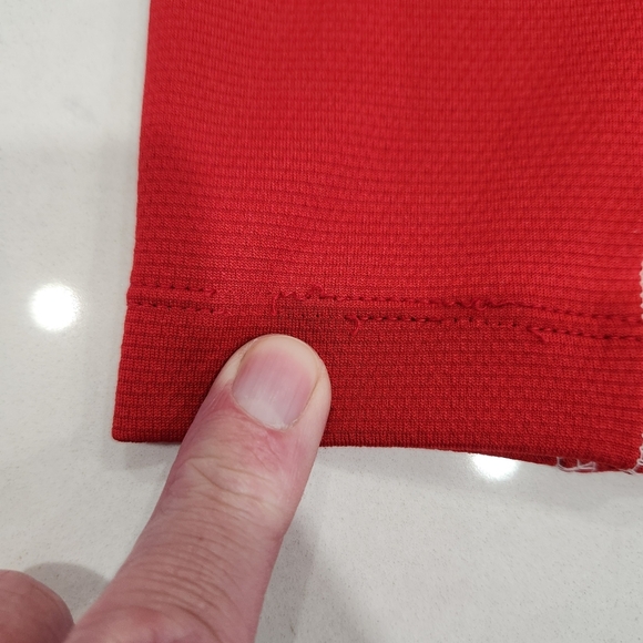 Columbia Golf Omni-Wick Shotgun Pullover Jacket 1/4 Zip Red Mens Medium - Picture 9 of 12